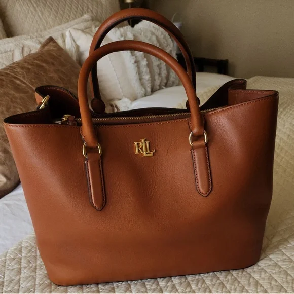 Authentic Ralph Lauren Large Marcy Bag - Picture 1 of 7